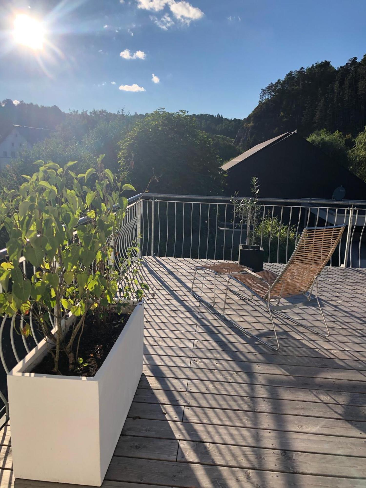 Stilvolle Wohnung Fuer 2-3 Personen - Mit Riesiger Dachterrasse Haigerloch Exterior foto